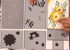 Crafter's Companion Embossing Folder,5 Stencils,Spray of Flowers,814656 — photo 1