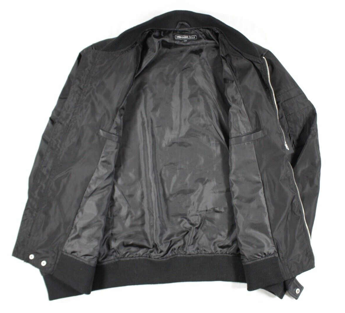 Members Only Uptown Bomber Jacket Iconic Moto Cafe Racer PU Members Only Uptown Bomber Jacket Iconic Moto Cafe Racer PU