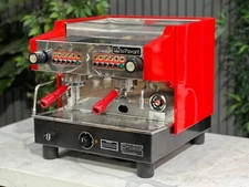 LA PAVONI P/TRE COMPACT 2 GROUP ESPRESSO COFFEE MACHINE RED COMMERCIAL CAFE CART
