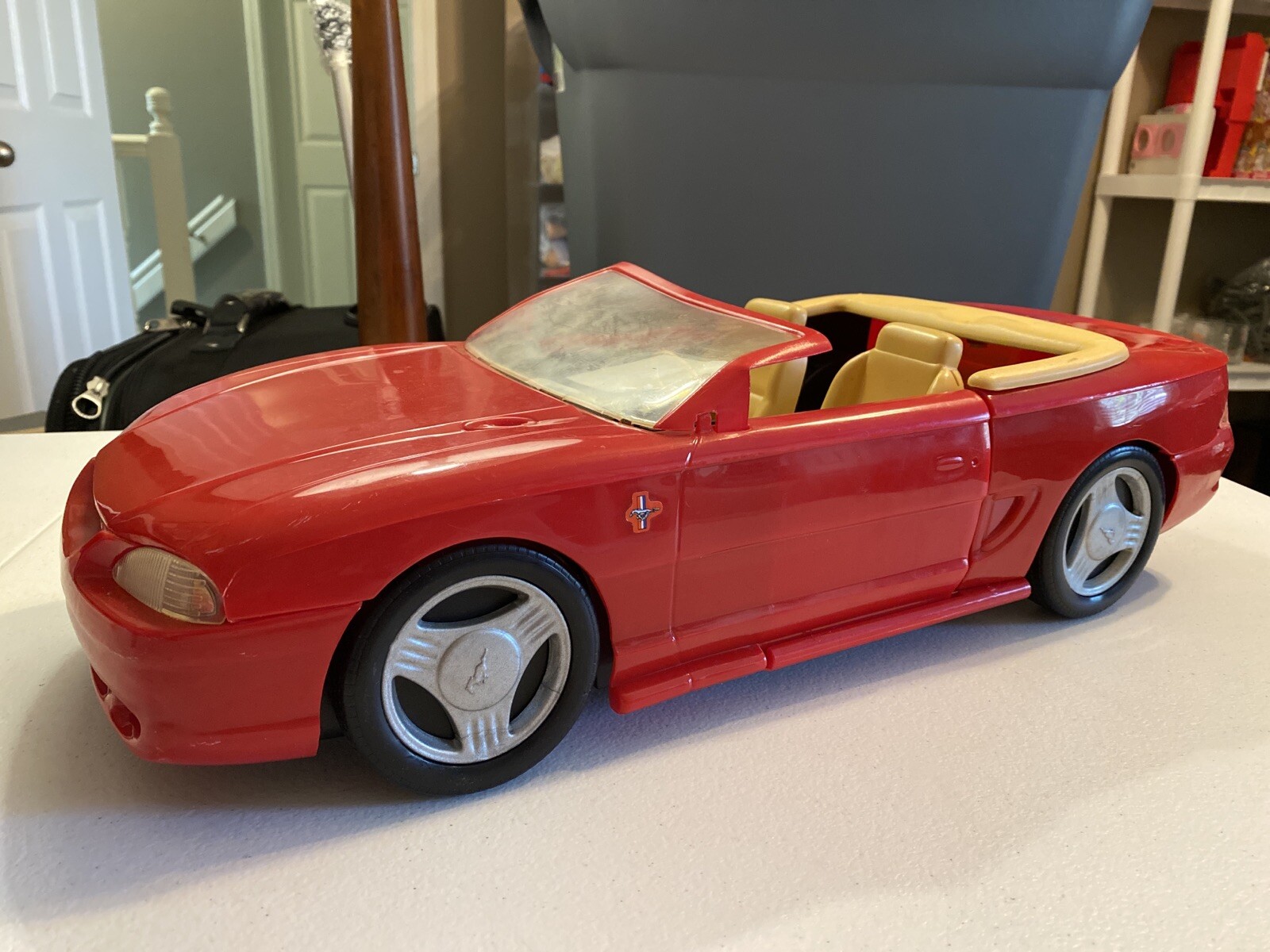 barbie red mustang convertible