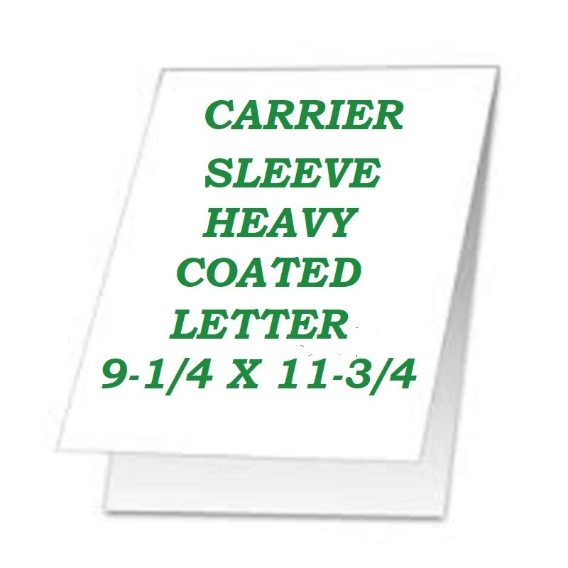 Carrier Sleeves For Laminating Pouches 2 PK LETTER Size NOT FLIMSY! Compare