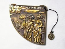 Quadrant - Bronze Finish - New Unactivated Geocoin