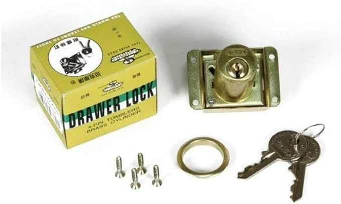 Replacement Lock and Key Assembly for HUM-4000 Humidor Cabinet - Image 1 of 1