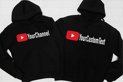 custom black sweatshirt