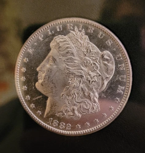 1882 CC Morgan Dollar $1 - GSA Holder, DMPL/PL Cameo Coin - Uncirculated SKU#605