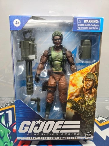 GI Joe Classified Roadblock #28 Heavy Artillery 6" Figure Hasbro NIB