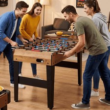 48 Inch Foosball Table Soccor Table Football For Kids Adults With Leg Levelers