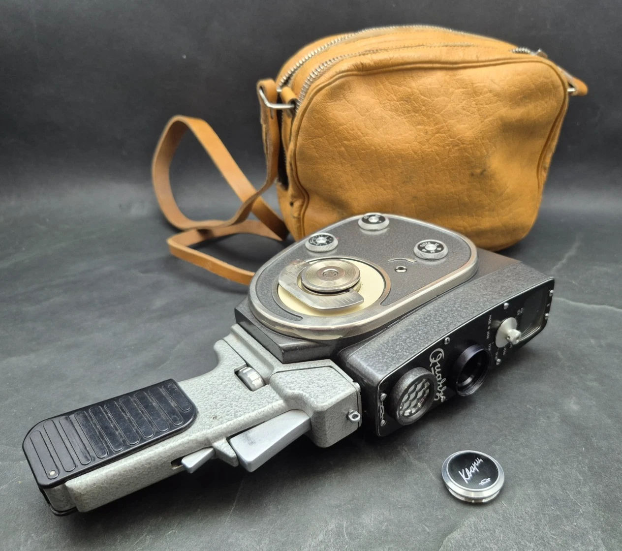 Quarz-3M 8mm Movie Camera USSR Soviet Vintage Cine Film Camera