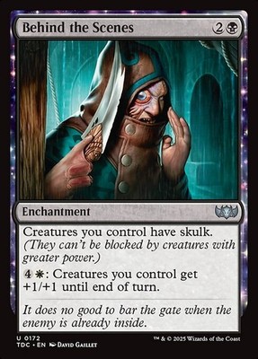 Behind the Scenes - 172 - TDC - Near Mint - MTG