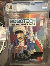 Robotech: The Macross Saga #14 1986 CGC 9.0 Mike Leeke Jack Herman Comico! VF/NM