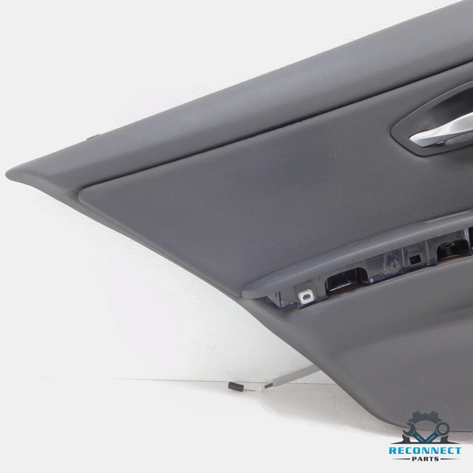 06-11 BMW 328i 335i M3 E90 Puerta Trasera Izquierda Interior Panel Cubierta Negro OEM Foto 2 de 4