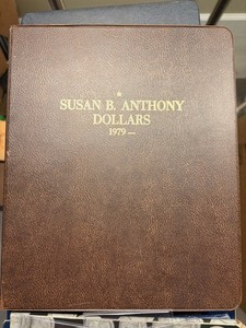 1979- Susan B. Anthony $1 Dollar Book (15 Coins)
