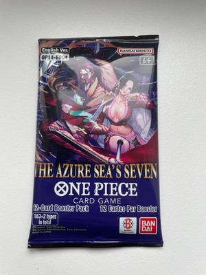 1x One Piece TCG Booster - The Azure Sea's Seven Pack OP14 OP-14 NEU OVP English