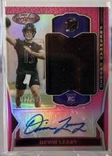 2024 Panini Certified Mirror Pink Devin Leary RPA RC Rookie Patch AUTO 67/299