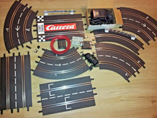 ZS57# Carrera 132 /124 Ausbau Bahn Leitplanke Schienen Startplätze Trafo Regler.