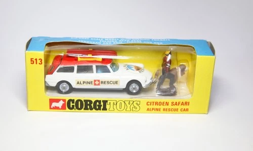 Corgi 513 Citroen Safari Alpine Rescue In Original Box - Near Mint Vintage 1960s