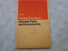 Harley-Davidson AMF Owner's Manual Aermacchi SR-100 Baja 1973 NOS