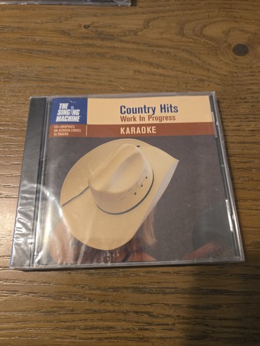NEW COUNTRY HITS KARAOKE CD Work In Progress SINGING MACHINE 2003 - Free S&H