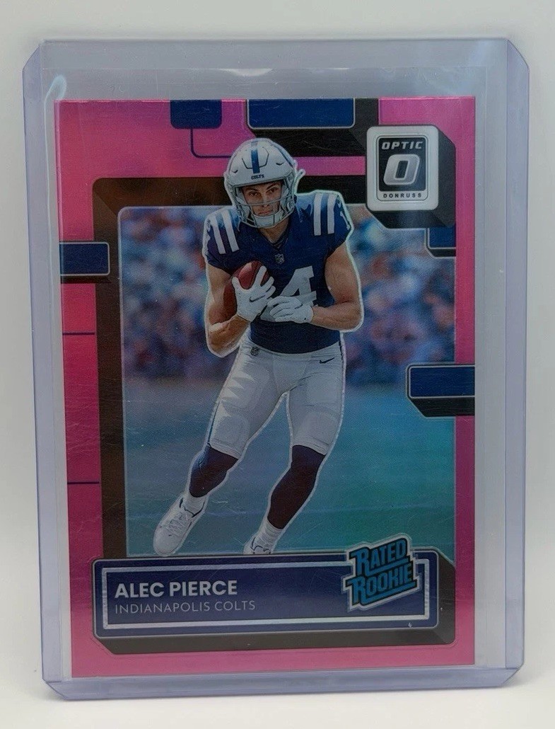 2022 Panini Donruss Optic - Rated Rookie Alec Pierce #221 Pink Prizm (RC)