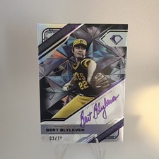 2025 Topps Diamond Icons Bert Blyleven White PolychromatINK Auto Purple 3/10 