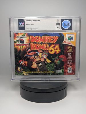 Donkey Kong 64 Nintendo 64 N64 US Wata 8.5 A New Factory Sealed Not VGA