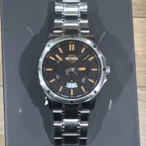 Bulova Harley-Davidson Stainless Steel Watch with logo men’s watch 