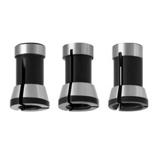 New 3pcs 6.35mm 8mm Router Bit Collet Chuck Clamping Adapter for CNC Engraving