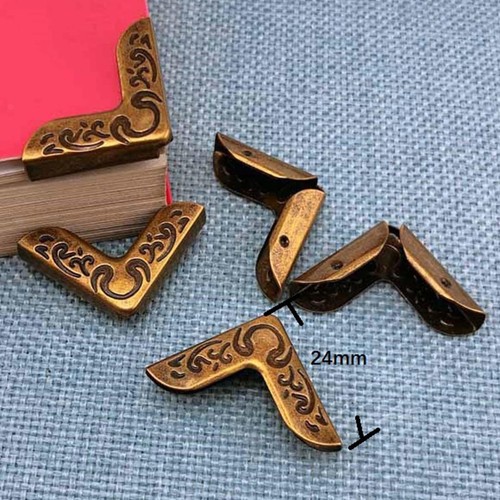 100Pcs Corner Protector Bracket Guards for DIY Scrapbooking Menu File Folder - Picture 3 of 7