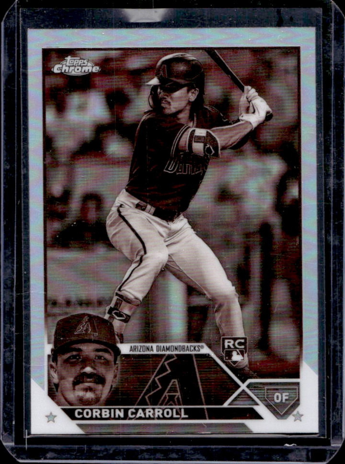 2023 Topps Chrome Corbin Carroll RC Sepia Refractor Rookie #95 Diamondbacks