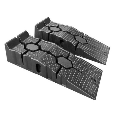 Auffahrrampe aus Kunststoff, schwarz,1 SET=2 Stck