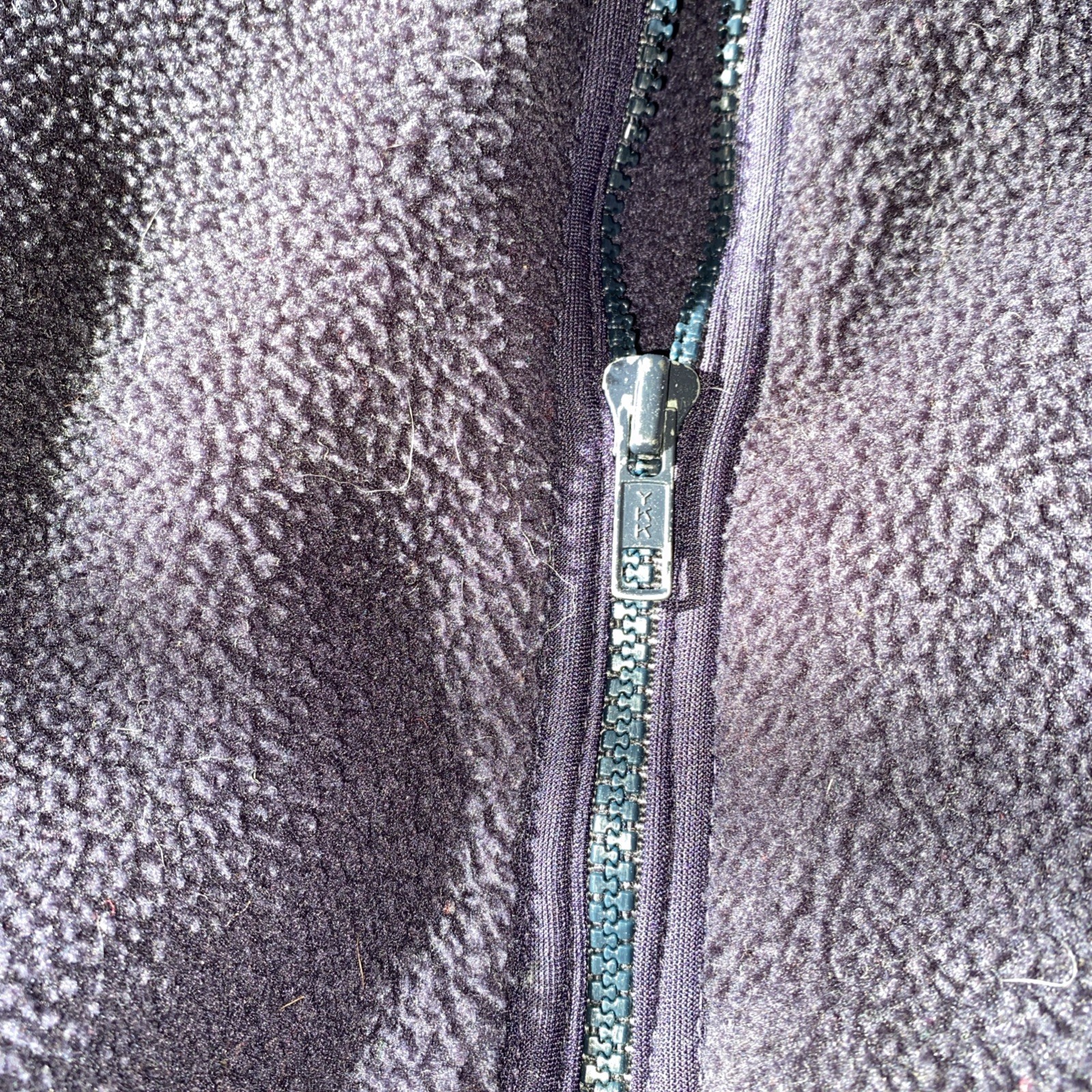 Vintage Patagonia Fleece Vest Mens Sz L Full Zip Purple GorpCore Outdoor USA  thumbnail 4