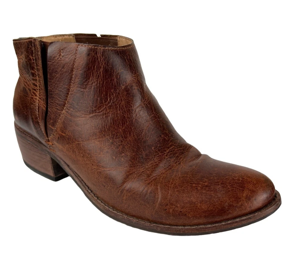 Botín Chelsea MATISSE Brooke Cuero - Tacón Madera TALLA 7.5 Foto 3 de 4