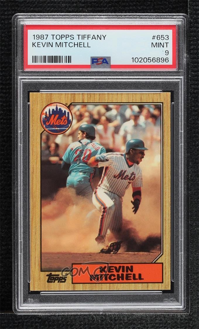 1987 Topps Tiffany Kevin Mitchell #653 Rookie RC 0e2x