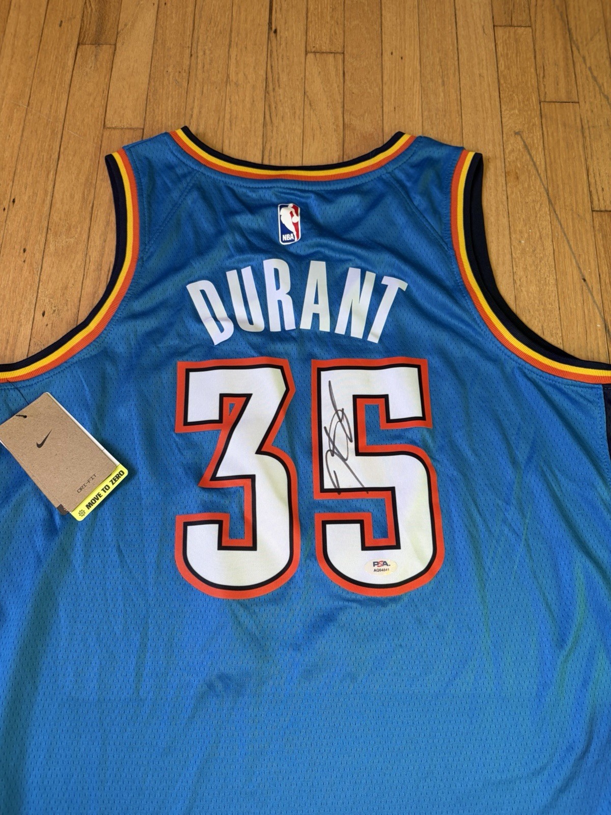 Kevin Durant Signed Autographed OKC Thunder Jersey PSA/DNA AUTHENTICATED LEGEND