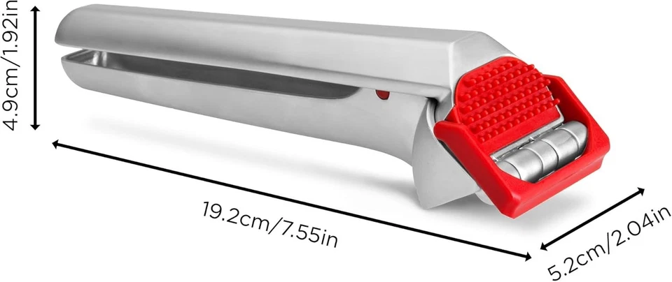 Инновационный пресс и очиститель чеснока с эжектором для пилинга — идеально подходит для легкого приготовления - Изображение 4 из 4