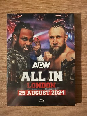 AEW All In London 2024 Blu-ray  RARE! Sealed. Brand New. Region Free.
