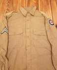 WW2 Original Anti Aircraft Patch Button Down Military Shirt
