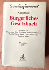 BGB, Grüneberg, 84. Auflage von 2025