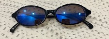 MINT Vintage Revo Oval Sunglasses With Case 1118/061 Black Frames France