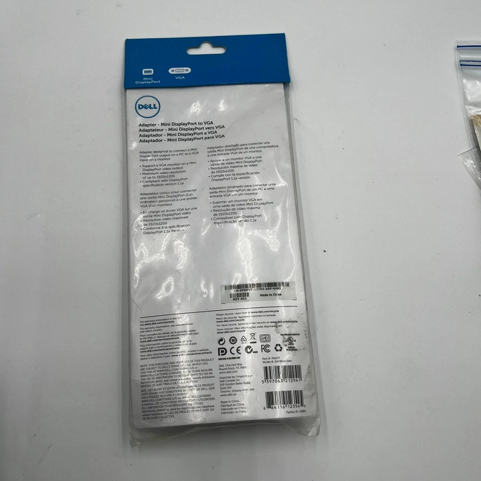 Dell Mini DisplayPort mDP to HDMI Adapter 0Y58XM DAYAUBC084 - Image 2 of 4