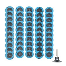 2 Inch 36 - 240 Grit Roll Lock Die Grinder Quick Change Sanding Disc 51 Pack New