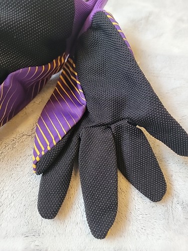 Guanti utility Minnesota Vikings nero giallo viola NFL calcio - Foto 3 di 6