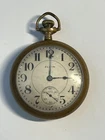 Antique Elgin Veritas Monitor Pocket Watch 21 Jewels Gold Filled Plate Case