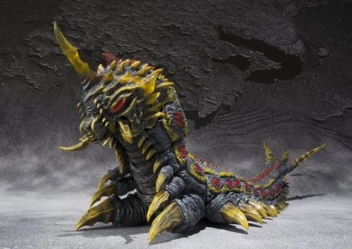 S.H. monster Arts Mothra Larva Battra Larva Set Figure Bandai Japan - Image 3 of 4