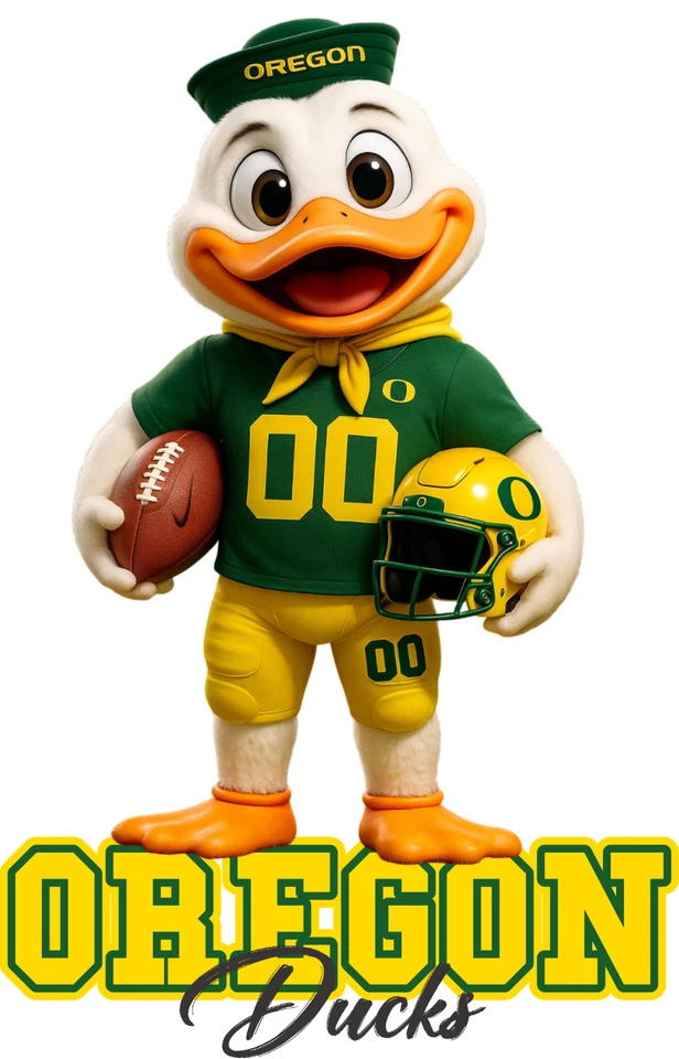NEW  / Oregon Ducks Mascot T-shirt / Wicking Tee - Image 2 of 3