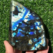 910G Natural Labradorite Crystal Mineral Specimen Energy Healing Reiki
