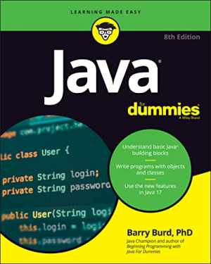 Java For Dummies (For Dummies (Computer/Tech)) - Paperback, by Burd Barry - Good