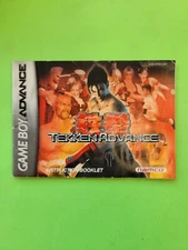 Game boy advance Tekken advance instruction booklet 2001