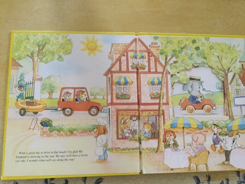 Very RARE PEEK-A-BOO Series, ON the ROAD, Derrydale Book, h/c 1985 w/cutouts - Picture 3 of 8
