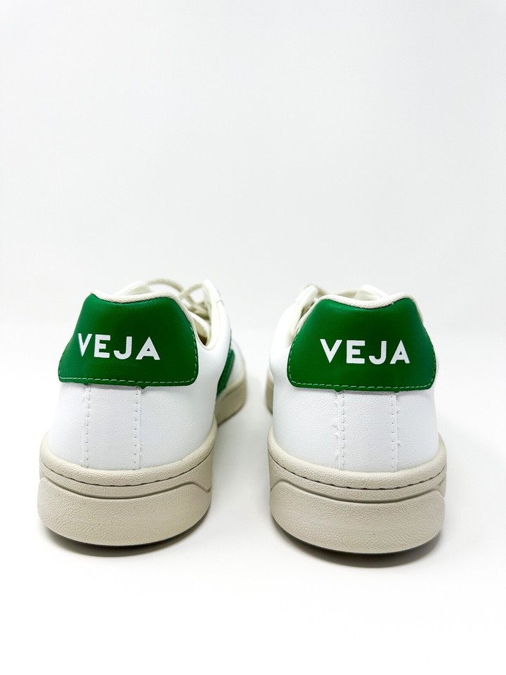 Veja Men's Urca Lace Up Low Top Sneakers White/Green 8 US / 41 EU eBay